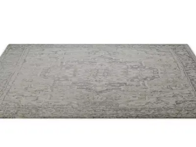 Shayla Hand Tufted Rug Low-poly 3D model