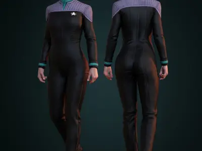 DS9 Ezri Drax For G8F 3D model