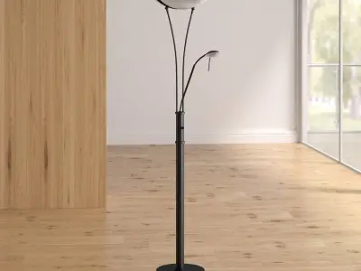 Dorsey Torchiere Floor Lamp 3D model