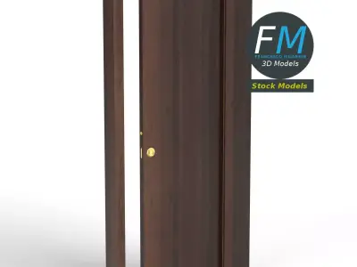 Sliding door 3D model shop