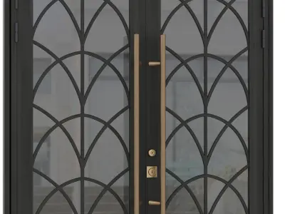 Entrance door set233 3D model