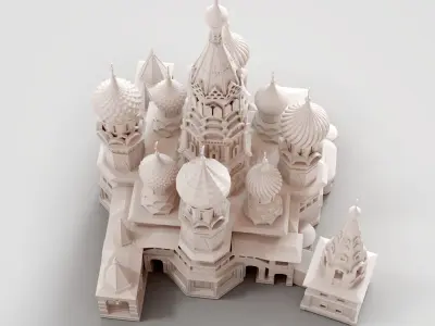 Saint Basils Cathedral printable model 3D print model
