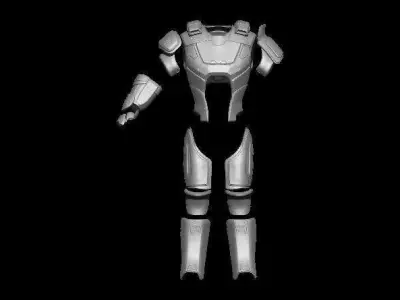 Taskmaster Full Body Armor-Files 3D model