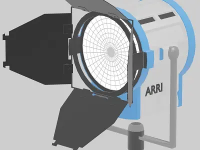 Movie Light Arri 650 Free 3D model