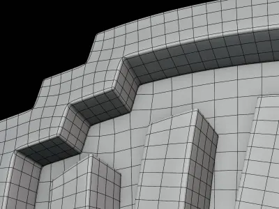 Warner Brothers Pictures Shield 2024 3D model