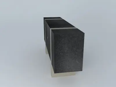 Block Console Small 3D model