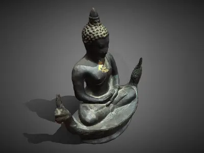 Character - Buddhahood statue 3D model