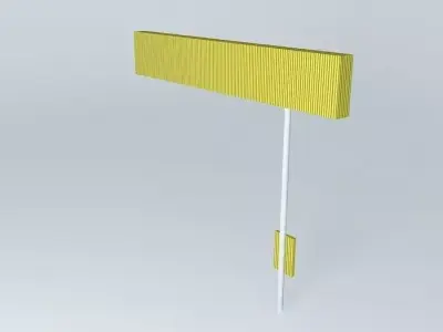 EDIT ME!: Freeway sign 5 Free 3D model
