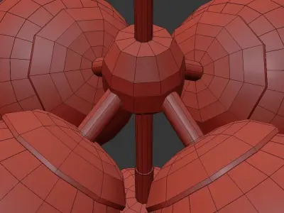 Modo Chandelier 5 3D model