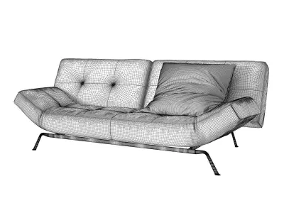 Smala 2 Seater Sofa 3D model