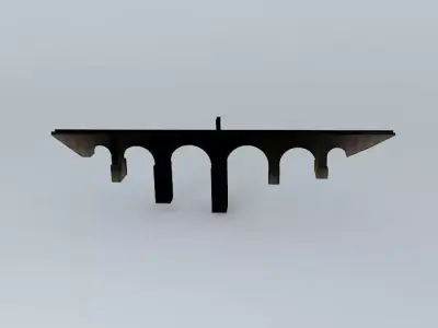 Roman Bridge of Alcantara Free 3D model