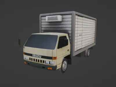 Isuzu ELF Low-poly 3D model
