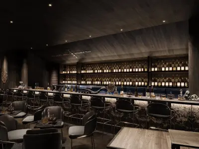 night club  interior 3D model