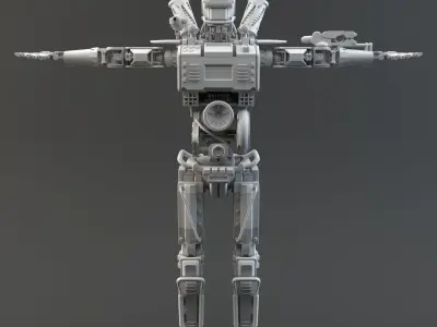 Chappie V2 Highpoly 3D model