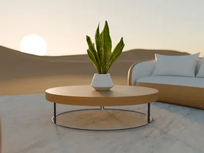 Metaverse Environment 02 - Baked Low-poly 3D model