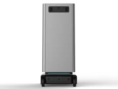 Generic Delivery Robot 01 5 Drawers 3D model