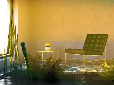 Leather Chair 3D model