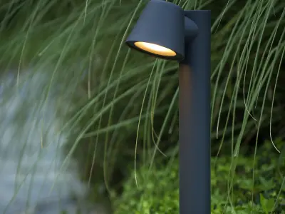 Lucide bollard lights 3D model