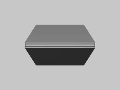 Acrylic Display Stand - Geometry Only No Textures No Materials 3D model