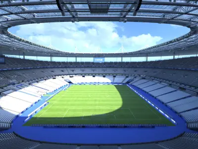 Soccer Stadium SDF 3D model