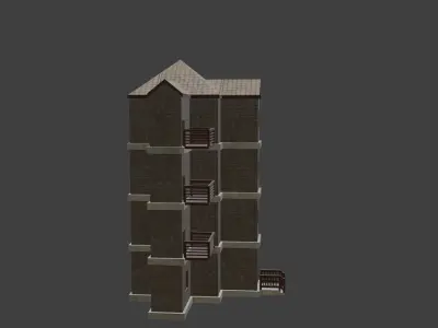 House Model 38 Low-poly 3D model