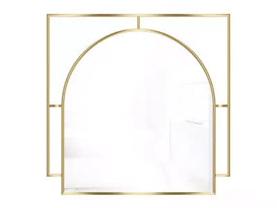 Mirror in a metal frame GZ-M1034 3D model