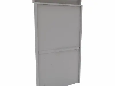 Rear Door lowpoly 3d model Low-poly 3D model
