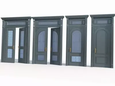 Doors interior 04 3D model