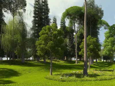 Golf Course 01 3D model