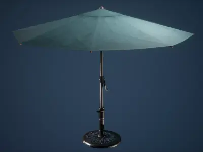 Umbrella Game Ready Low-poly 3D model