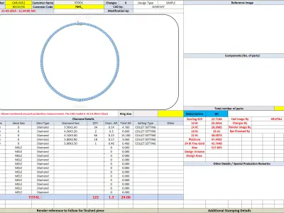 Emerald Cut Diamond Tennis Necklace 3DM STL 3D print model
