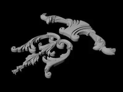 dekor ornament 3D model 30