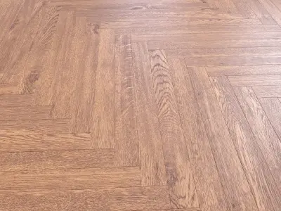 Parquet - Laminate - Wooden floor 2 in 1 Low-poly 3D model 9