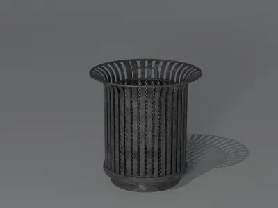 Trash cans 3D model