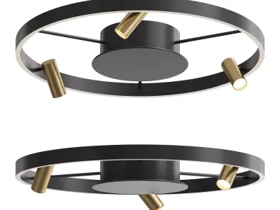  Berlin LED ceiling light 3D model