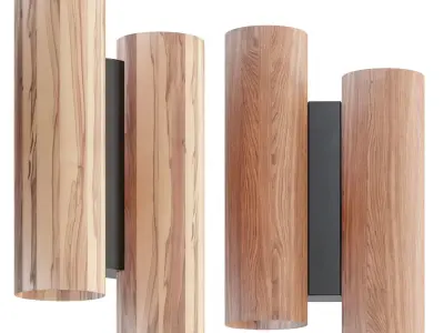 LZF BLACK NOTE DUPLET Wall Light 3D model