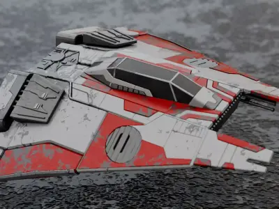 RC80 Fighter 3D model