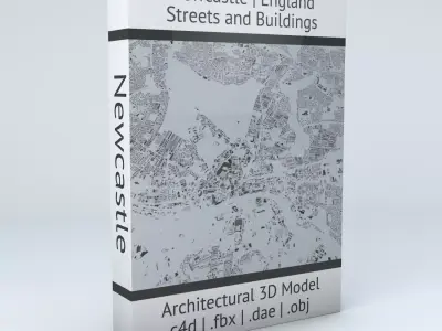 Newcastle Streets and Buildings 3D model