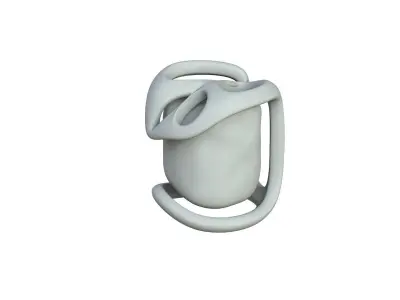 SciFi Shape Object Low Poly Low-poly 3D model 33