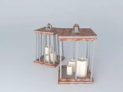 Candlestick / Candelabra Cage Free 3D model