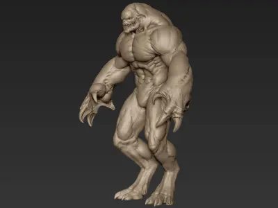 Chimera Creature 3D model