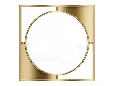 Mirror in a metal frame GZ-M1066 3D model
