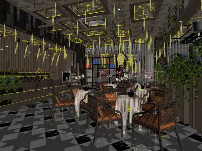 Business - Food Beverage 7-068 3D model
