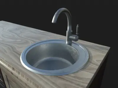 kitchen countertop 3D model