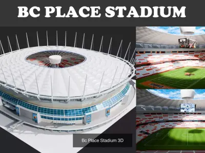 World Cup 2026 Stadiums - Canada 3D Model Pack