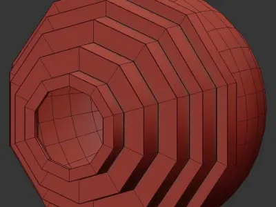 dark  bright 3D model