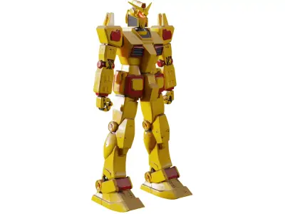 Giant Mecha Robot V3 Turbo 3D model