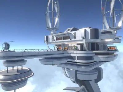 3D Showroom Level Kit Vol 12 Low-poly 3D model