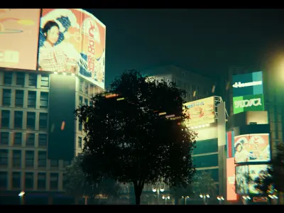 Tokyo Shibuya crossing  3D model