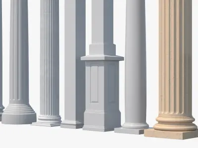  Columns and Pilasters Big Collection 